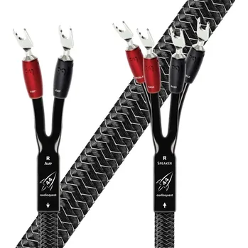 Audio kabel Audioquest Rocket 44 SBW vidličky - Silver 2m (reproduktorové kabely Single-BiWire (cena za pár))