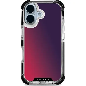 Pouzdro na mobilní telefon Odolný obal Mobiwear MagSafe Elite Bumper - Apple iPhone 17 - D030D Fialový a růžový odstín (Odolný kryt, pouzdro, obal Mobiwear Elite Bumper na mobil Apple iPhone 17 - D030D Fialový a růžový odstín, materiál Plast + TPU silikon + kov - zesílená ochrana)