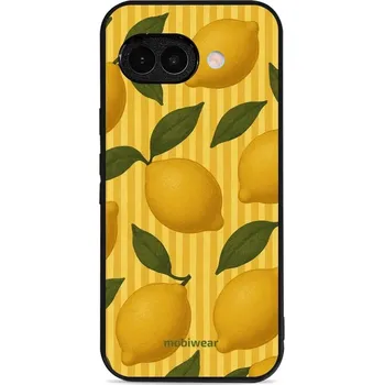 Pouzdro na mobilní telefon Lesklý kryt Mobiwear Glossy - Google Pixel 9A - GP81G Citrony (Prémiové lesklé pouzdro, obal, kryt Mobiwear Glossy na mobil Google Pixel 9A - GP81G Citrony, materiál Plast + TPU silikon - krytí po všech stranách, neošoupatelný potisk, tenké provedení,)