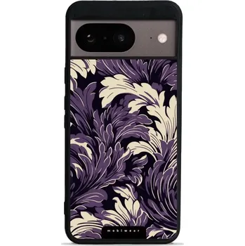 Pouzdro na mobilní telefon Lesklý kryt Mobiwear Glossy - Google Pixel 8 - GA46G Fialové rostliny (Prémiové lesklé pouzdro, obal, kryt Mobiwear Glossy na mobil Google Pixel 8 - GA46G Fialové rostliny, materiál Plast + TPU silikon - krytí po všech stranách, neošoupatelný potisk, tenk