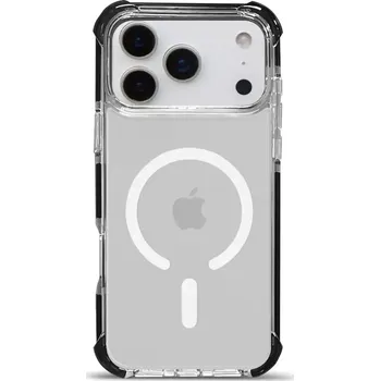 Pouzdro na mobilní telefon Odolný obal Mobiwear MagSafe Elite Bumper - Apple iPhone 17 Pro Max - D001D Čiré (Odolný kryt, pouzdro, obal Mobiwear Elite Bumper na mobil Apple iPhone 17 Pro Max - D001D Čiré, materiál Plast + TPU silikon + kov - zesílená ochrana telefonu, podpora)