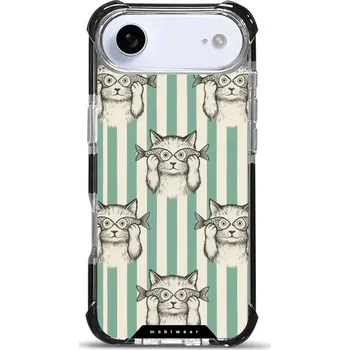 Pouzdro na mobilní telefon Odolný obal Mobiwear MagSafe Elite Bumper - Apple iPhone Air - DP90D Číča ryby (Odolný kryt, pouzdro, obal Mobiwear Elite Bumper na mobil Apple iPhone Air - DP90D Číča ryby, materiál Plast + TPU silikon + kov - zesílená ochrana telefonu, podpora MagSafe,)