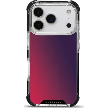 Pouzdro na mobilní telefon Odolný obal Mobiwear MagSafe Elite Bumper - Apple iPhone 17 Pro - D030D Fialový a růžový odstín (Odolný kryt, pouzdro, obal Mobiwear Elite Bumper na mobil Apple iPhone 17 Pro - D030D Fialový a růžový odstín, materiál Plast + TPU silikon + kov - zesílená)