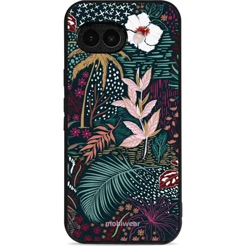 Pouzdro na mobilní telefon Lesklý kryt Mobiwear Glossy - Google Pixel 9A - G043G - Temná flóra (Prémiové lesklé pouzdro, obal, kryt Mobiwear Glossy na mobil Google Pixel 9A - G043G - Temná flóra, materiál Plast + TPU silikon - krytí po všech stranách, neošoupatelný potisk, tenké)