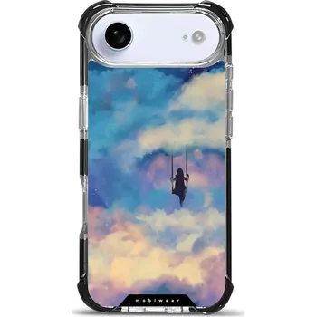 Pouzdro na mobilní telefon Odolný obal Mobiwear MagSafe Elite Bumper - Apple iPhone Air - D021D Dívka na houpačce v oblacích (Odolný kryt, pouzdro, obal Mobiwear Elite Bumper na mobil Apple iPhone Air - D021D Dívka na houpačce v oblacích, materiál Plast + TPU silikon + kov - zesíle