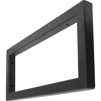 Koupelnový nábytek Podpěra police Konzole pod umyvadlo desku LOFT Ocelová Černá 400x180x25mm