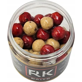 Boilies Proteinové kuličky Rk Baits Crabrise Burn Hookers 12mm Nástrahy na háček s dipem