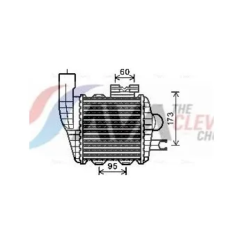 Chladič motoru Chladič turba AVA HY4226