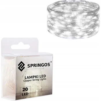 Vánoční dekorace Vánoční osvětlení na stromeček Springos do interiéru 2,2 m 11 - 20 světýlek