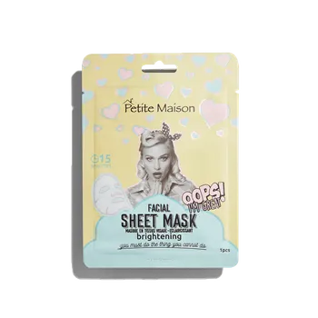 Pleťová maska Petite Maison Facial Sheet Mask Brightening rozjasňující pleťová maska, 25 ml