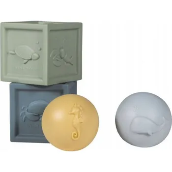 Hračka pro nejmenší OCEAN sada hraček do vany 4 ks LITTLE DUTCH