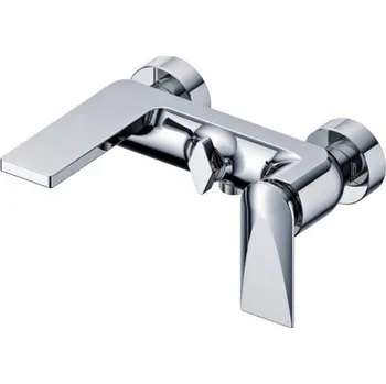 Vodovodní baterie Jednopáková nástěnná vanová a sprchová baterie Granitan Axel stříbrná