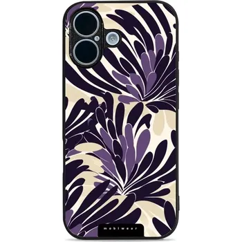 Pouzdro na mobilní telefon Lesklý kryt Mobiwear Glossy - Apple iPhone 17 - GA47G Fialová flóra (Prémiové lesklé pouzdro, obal, kryt Mobiwear Glossy na mobil Apple iPhone 17 - GA47G Fialová flóra, materiál Plast + TPU silikon - krytí po všech stranách, neošoupatelný potisk, tenké)