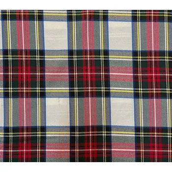 smetanová kostýmovka červeno zelená kostka