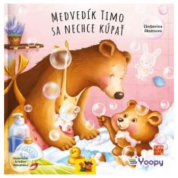 Medvedík Timo sa nechce kúpať