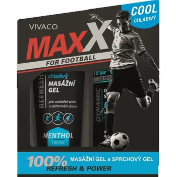 Kosmetická sada Dárková sada Maxx Sportiva sprchový gel+masážní chl. gel