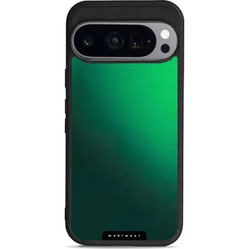 Pouzdro na mobilní telefon Lesklý kryt Mobiwear Glossy - Google Pixel 9 - G061G Zelený odstín (Prémiové lesklé pouzdro, obal, kryt Mobiwear Glossy na mobil Google Pixel 9 - G061G Zelený odstín, materiál Plast + TPU silikon - krytí po všech stranách, neošoupatelný potisk, tenké)