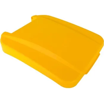 Odpadkový koš DENOX žluté víko k odpadkovému koši na tříděný odpad 23300