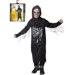 KARNEVAL Šaty Smrtka vel. M (117-128cm) 6-8 let KOSTÝM