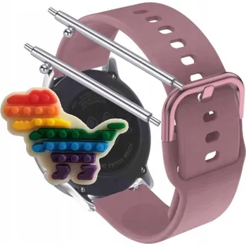 Pouzdro na mobilní telefon Pásek Řemínek pro Woneligo Chytré Hodinky 33, Silikon Bordová smyčka, nastavitelný