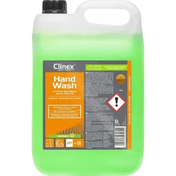 Mycí prostředek Clinex HandWash - Prostředek na ruční mytí nádobí, porcelánu, limetka - 5 l