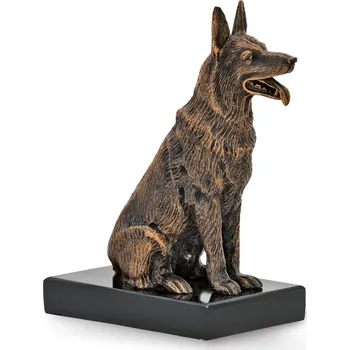 Trofej luxusní, pes, výška 28 cm, vícebarevná