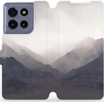 Pouzdro na mobilní telefon Flipové pouzdro Mobiwear - Motorola Moto G86 5G - M151P Hory (Knížkové flip pouzdro, obal, kryt na mobil Motorola Moto G86 5G - M151P Hory, materiál Umělá kůže + TPU - ochrana 360°, stojánek, silikonová vanička, magnetické zavírání)