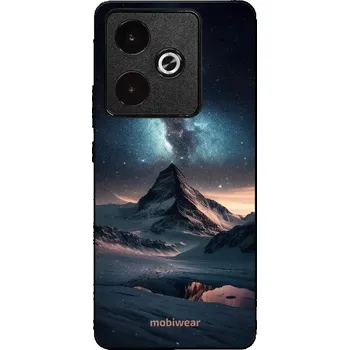 Pouzdro na mobilní telefon Lesklý kryt Mobiwear Glossy - Realme GT 7T - G006G Hora s hvězdnou oblohou (Prémiové lesklé pouzdro, obal, kryt Mobiwear Glossy na mobil Realme GT 7T - G006G Hora s hvězdnou oblohou, materiál Plast + TPU silikon - krytí po všech stranách, neošoupatelný)