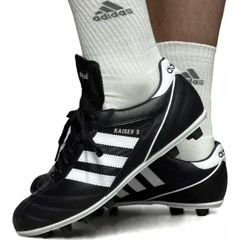 Kopačky Kopačky adidas z přírodní kůže černé pánské kožené vel. 44 2/3