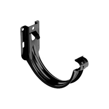 okap PLASTOVÉ OKAPY Žlabový hák čelní kovový 110mm černý