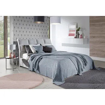 Prostěradlo Přehoz na postel Vital Home bavlna 160 cm x 240 cm modrý