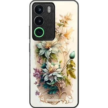 Pouzdro na mobilní telefon Lesklý kryt Mobiwear Glossy - Realme C71 - G014G Krémové květy (Prémiové lesklé pouzdro, obal, kryt Mobiwear Glossy na mobil Realme C71 - G014G Krémové květy, materiál Plast + TPU silikon - krytí po všech stranách, neošoupatelný potisk, tenké provedení,)