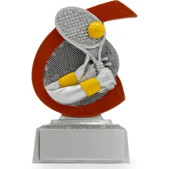 Plaketa se symbolem tenisu, výška 10 cm, vícebarevná