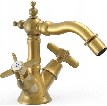 Bidetová baterie Tres clasic zlatá