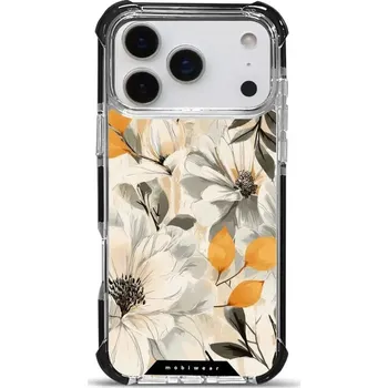 Pouzdro na mobilní telefon Odolný obal Mobiwear MagSafe Elite Bumper - Apple iPhone 17 Pro Max - DP75D Podzimní květy (Odolný kryt, pouzdro, obal Mobiwear Elite Bumper na mobil Apple iPhone 17 Pro Max - DP75D Podzimní květy, materiál Plast + TPU silikon + kov - zesílená ochrana)