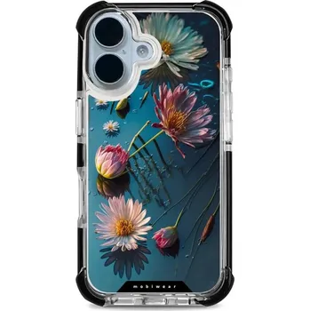 Pouzdro na mobilní telefon Odolný obal Mobiwear MagSafe Elite Bumper - Apple iPhone 17 - D014D Květy na hladině (Odolný kryt, pouzdro, obal Mobiwear Elite Bumper na mobil Apple iPhone 17 - D014D Květy na hladině, materiál Plast + TPU silikon + kov - zesílená ochrana telefonu, podpo