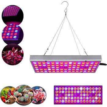 Osvětlení pro růst rostliny Závěsná lampa pro pěstování rostlin, zářivka 25W 75 LED