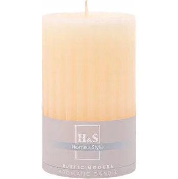 Svíčka Vonná svíčka s vroubkovaným povrchem RAK (09283) Aromaterapeutický grapefruit 80/120 ~62h