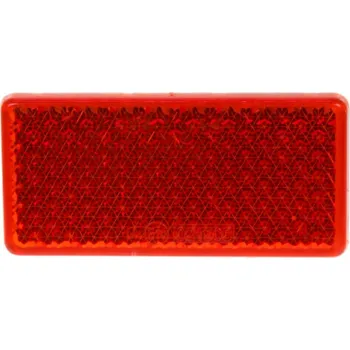 Zadní (červený) odrazový element - obdélník 95 x 45mm nalepovací