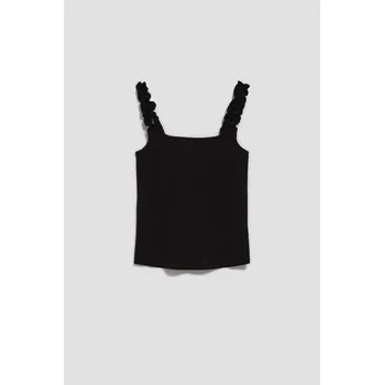 DÁMSKÝ TOP L-TS-4067 ČERNÁ Moodo černá | hnědá | tmavě červená 2337208