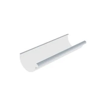 okap Plastové OKAPY P001 - Žlab podokapní 130 (280) - 2bm - Bílá - RY400