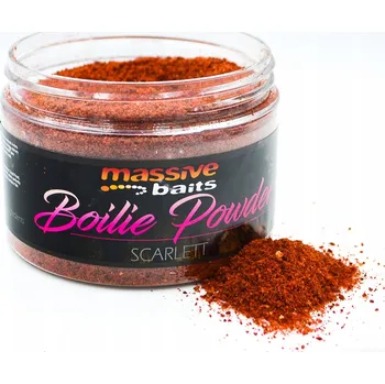 Boilies Proteinový prášek Massive Baits BoIlie Powder Scarlett 150g