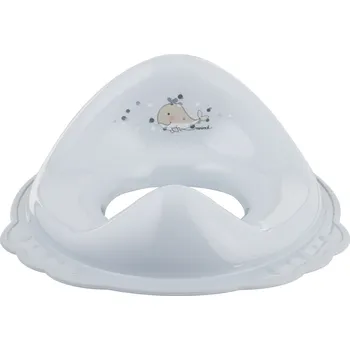 WC sedátko MALTEX Redukce na WC s úchyty Velrybka Minimal - satin blue