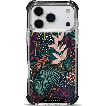 Pouzdro na mobilní telefon Odolný obal Mobiwear MagSafe Elite Bumper - Apple iPhone 17 Pro Max - D008D Temná flóra (Odolný kryt, pouzdro, obal Mobiwear Elite Bumper na mobil Apple iPhone 17 Pro Max - D008D Temná flóra, materiál Plast + TPU silikon + kov - zesílená ochrana telefonu,