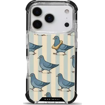 Pouzdro na mobilní telefon Odolný obal Mobiwear MagSafe Elite Bumper - Apple iPhone 17 Pro - DP91D Holubi (Odolný kryt, pouzdro, obal Mobiwear Elite Bumper na mobil Apple iPhone 17 Pro - DP91D Holubi, materiál Plast + TPU silikon + kov - zesílená ochrana telefonu, podpora MagSafe,)
