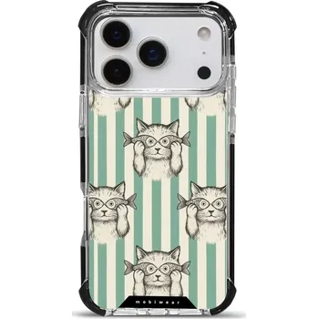 Pouzdro na mobilní telefon Odolný obal Mobiwear MagSafe Elite Bumper - Apple iPhone 17 Pro Max - DP90D Číča ryby (Odolný kryt, pouzdro, obal Mobiwear Elite Bumper na mobil Apple iPhone 17 Pro Max - DP90D Číča ryby, materiál Plast + TPU silikon + kov - zesílená ochrana telefonu,)