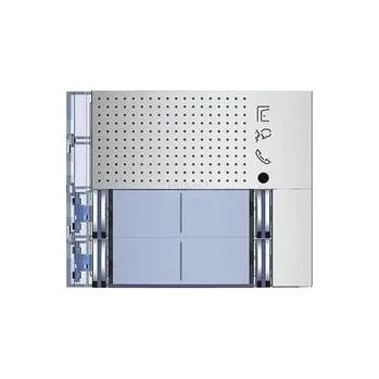 vypínač KRYT PRO AUDIO JEDNOTKU 351100, 4 TLAČÍTKA-2 SLOUPCE, KOV BTICINO 351181