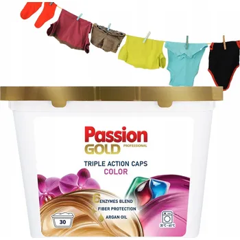 Prací prostředek PASSION GOLD Kapsle na praní 3v1 Barva 1 balení - 30 ks