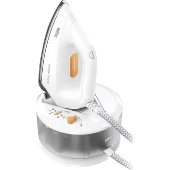 Žehlička Braun IS 2132 WH 0128804000 nástavec na oblečení pro parní žehličku 2400 W bílá, oranžová