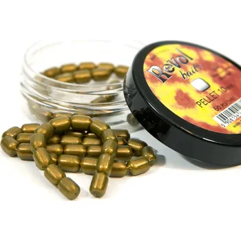 Umělá nástraha Revol Baits nástraha Pellet 10mm příchuť krevetka, barva olivová perleť 60ks